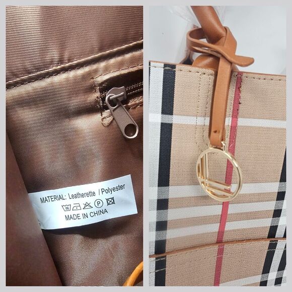 LouLu Limited Edition Multicolor Plaid Berry Collection Handbag Crossbody New - Picture 11 of 15